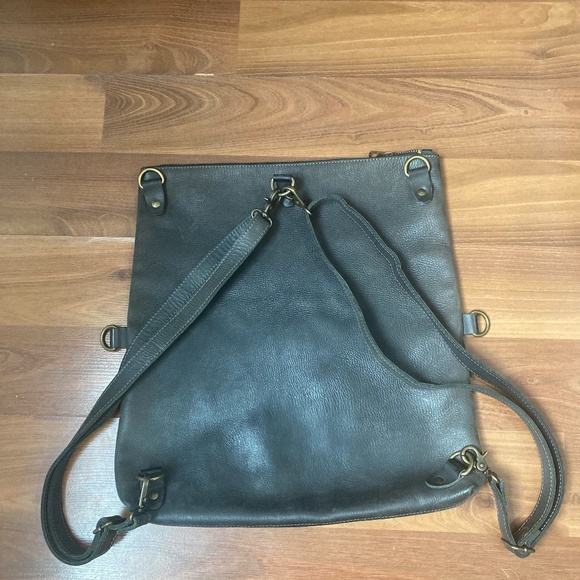 90s slouchy leather bag - Picture 6 of 9